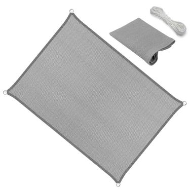 Imagem de INCHRISL Guarda-Sol Cinza De 5' X 7', Toldo Com Borda Reta, Cobertura Pérgola, Para Pátio Externo, Gramado, Jardim, Quintal, Garagem Coberta