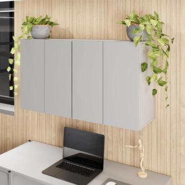 Imagem de Armários Aéreos Escritório 120cm x 36cm 2 portas F5 Office - F5 Office