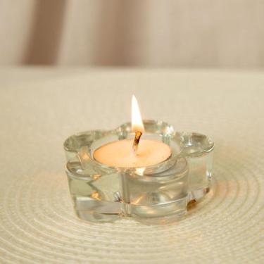 Imagem de Castiçal Porta Vela De Vidro Para Velas Rechaud - Amor e Arte Velas Ar