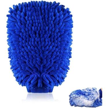 Imagem de Luva De limpeza Profissional Microfibra Para Carros Cozinha Vidros Polimento Móveis Banho Automotiva Dupla Face