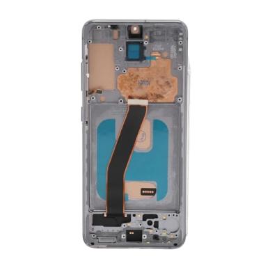 Imagem de Tela LCD de substituição para Galaxy S20 5G de 6,2 polegadas com montagem completa, montagem de tela LCD de telefone para montagem digitalizadora para G980 G980 G981A G981F G981P G981R4 (cinza)