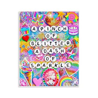 Imagem de Stupell Industries Pinch Of Glitter & Sparkle Wall Plaque Art, design por Jess Stempel, 11 x 14
