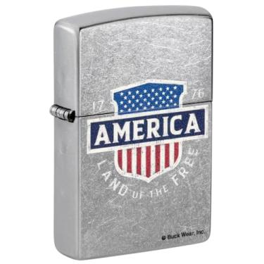 Imagem de Zippo Isqueiro de bolso cromado Buck Wear Street