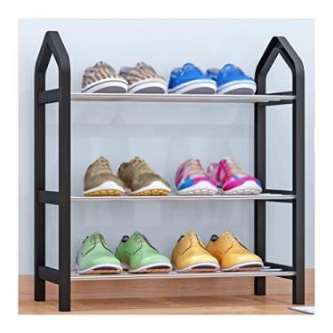 Imagem de Sapateira simples sapateira multicamadas armazenamento doméstico prateleira de sapatos armário de sapatos montagem econômica moderna organizador de armazenamento de sapatos rack de sapatos para