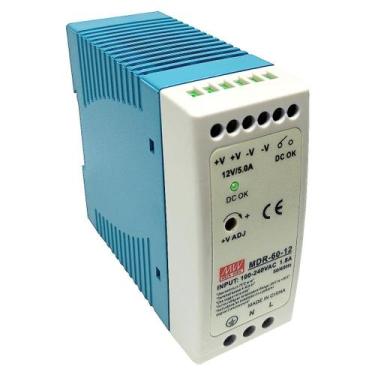 Imagem de Fonte de alimentação mdr-60-12 corrente 5a - ENG AUTOMAÇÃO
