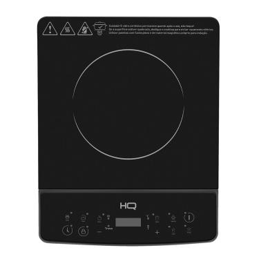 Imagem de Cooktop de Indução HQ 1 Boca Portátil 2000W Preto HQ-IDS2001 220V