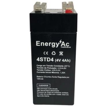 Imagem de Bateria 4v 4ah para Balanças , relogio de pontos e automação. - ENERGY
