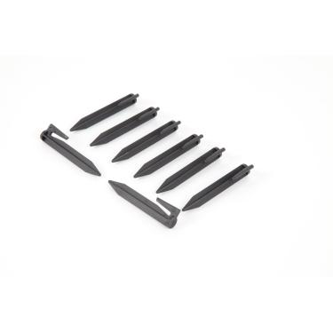 Imagem de Bacetuao (500 Unidades) Estaca De Fio Plástico 3,3 '' Para Gramado Grampos Paisagem Cortador Robomow, Husqvarna Automower, Worx Landroid, Cerca Animais Estimação, Instalação