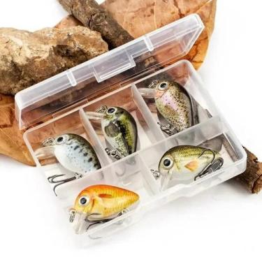Imagem de Mini Kit De Isca Artificial, 5 Peças, Wobblers Artificiais, 1.5g, 3cm,