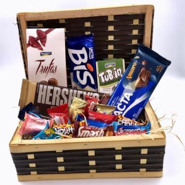 Imagem de Báu Chocolate Escuro - Lacta, Nestlé e Hershey's 