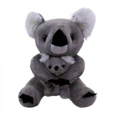 Imagem de Coala Mãe E Filhote 27cm Pelúcia - Fofy Toys