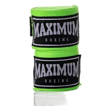 Imagem de Bandagem para Muay Thai e Boxe, 3 Metros, Verde, Par