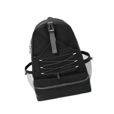 Imagem de oshhni Mochila de tênis, mochila de tecido Oxford, bolsa de raquete de badminton para academia em casa, atividades ao ar livre, treino, caminhada, Preto