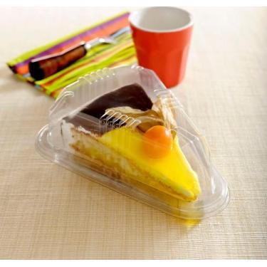 Imagem de Embalagem Triangular fatia Bolo ou Torta Galvanotek G630 com 10 unidad