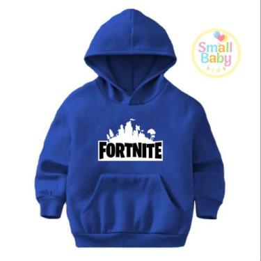 Imagem de Moletom Infantil / Juvenil / Unissex Fortnite - Core Base, Azul, 12