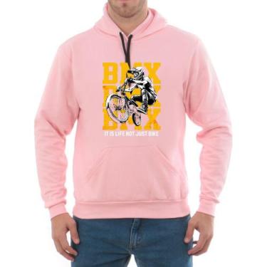 Imagem de Moletom Canguru Unissex Algodao Estampa Moto Bike Premium - Core Base,