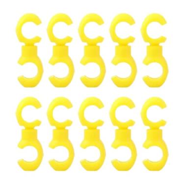 Imagem de predolo 10 Peças de Grampos para Cabos de Bicicleta, Clipes Profissionais de Guia Rotativos, Cabos de Freio de Bicicleta, Cabos de Freio de Bicicleta para And, Amarelo