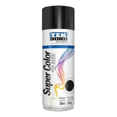 Imagem de Spray Uso Geral 350Ml  Cores TekBond, PRETO BRILH
