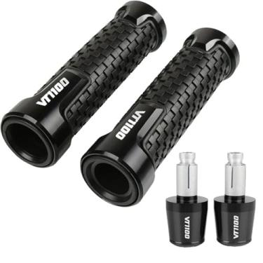 Imagem de Motorcycle Throttle Handle Grips，replacement part，Handlebar Grips Powersports Grips Accessories, For VT1100 VT 1100 1995-2007 1996 1997