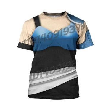 Imagem de Camiseta Masculina De Verão Anime Saint Seiya Cosplay Manga Curta Esta
