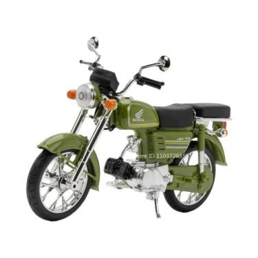 Imagem de HONDA JH-70 Mini Moto Brinquedo Em Escala 1:12, Metal Fundido, Som, Lu