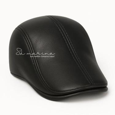 Imagem de Boné Boina Masculina Italiana Estilo Artista em Material Sintético - o