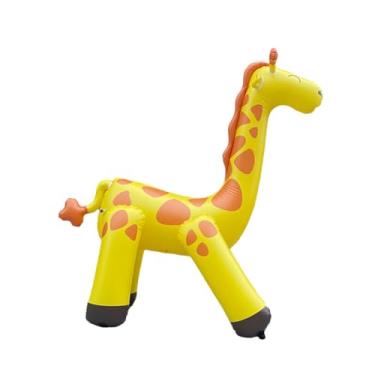 Imagem de simhoa Girafa Irrigador Infantil Atividades Engraçadas para Crianças Brinquedo Inflável Aquático de Quintal