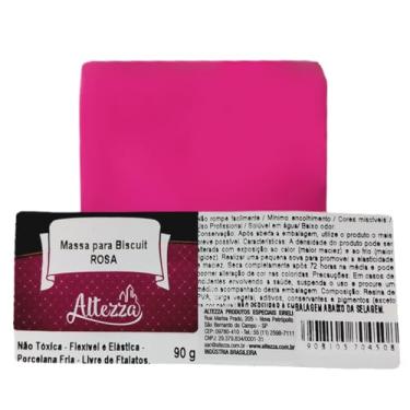 Imagem de Massa De Biscuit Colorida Altezza 90 Gramas Sem Ftalatos Porcelana Fria - Escolha As Cores (Rosa)