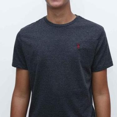 Imagem de Camiseta Ralph Lauren Masculina Básica Grafite-Masculino