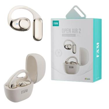 Imagem de Fone De Ouvido Bluetooth 5.0 FAM OWS301 Open Air 2 C/Micrifone Conduçã