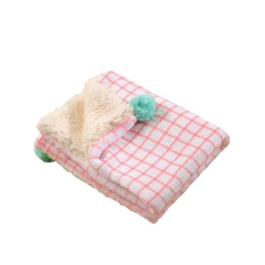 Imagem de predolo Cobertor para animais de estimação, tapete de dormir para animais de estimação, cama para cães multiuso, confortável, almofada para gaiola de cachorro, Rosa, S