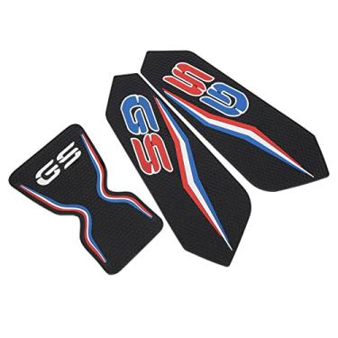 Imagem de aqxreight Motorcycle Tank Rubber Pad Protetor de Protetor 3pcs Frame Proteção do Tanque de Combustível Decalque Decalador para F750GS F850GS ADV 2018-2020