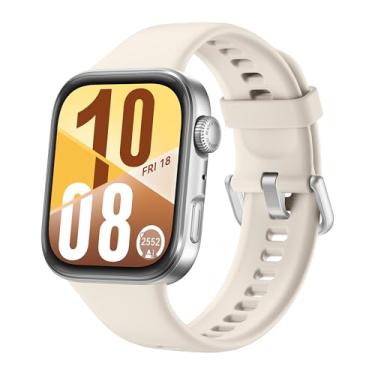 Imagem de Smartwatch, HUAWEI WATCH FIT 4, Modos Esportivos Aprimorados, Assistente de Bem-Estar Emocional, Bateria com Autonomia de Até 10 Dias, Compatível com iOS e Android, Branco