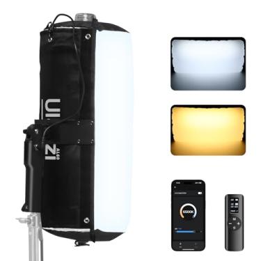 Imagem de ULANZI AL120 Tubo Inflável Luz de Vídeo LED 120W com Controle Remoto, 2700K-6500K CRI≥96 10 Efeitos Bi-Color, Luz Fotografia Portátil para Fotografia/Vídeo/Live Stream/YouTube(Sem Bateria e Adaptador)