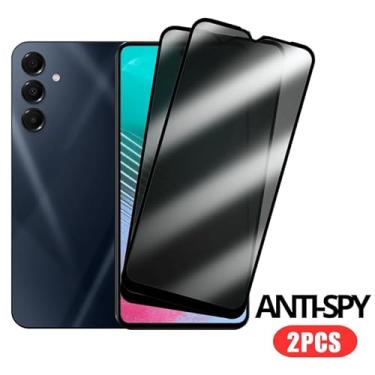 Imagem de Capa Capinha Carteira Para Galaxy M54 Capinha Flip Case + 2 Películas De Vidro 3D Privacidade Anti Spy