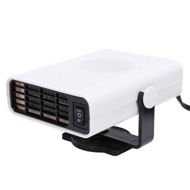 Imagem de Asixxsix Aquecedor de Carros de 120W, Defrogger de Pára -brisa de Desgosto de Carro 2 Em 1 Aquecimento Rápido e Ventilador de Resfriamento Com Plugues Com Isqueiro e Aquecedor de Carro de (12V)
