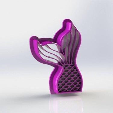 Imagem de Cortador Cauda de Sereia Tamanho 6cm