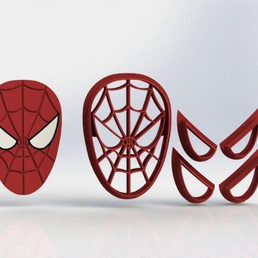 Imagem de Cortador Heróis Homem Aranha Modular Tamanho 3cm