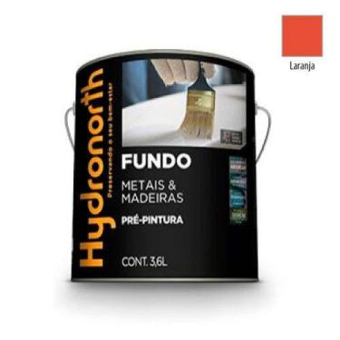 Imagem de Zarcão Fundo Laranja 3,6 Litros - Prepara Superfície de Metal - Hydron