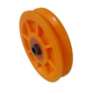 Imagem de Roldana Nylon Laranja 75mm (3") Tipo V para Cantoneira - Ferrosul - Me