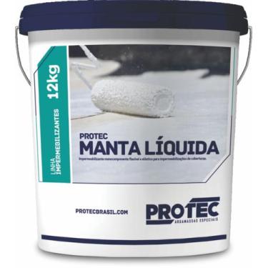 Imagem de Manta líquida impermeabilizante - 12kg - cor branca - protec