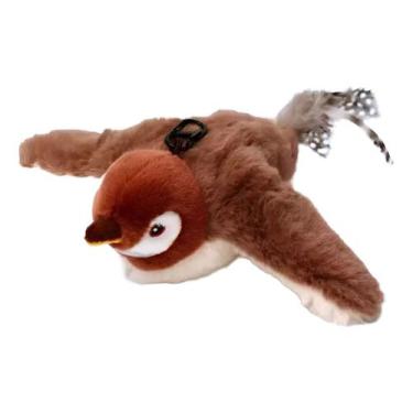 Imagem de Novo Brinquedo Passarinho Para Gatos Bate Asas C/ Sons Reais - NoBrand