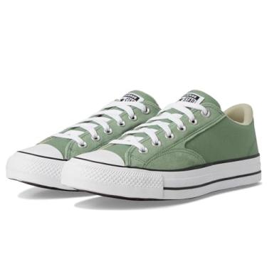 Imagem de Converse Tênis unissex adulto Chuck Taylor All Star Malden Street, Foothill Verde/Branco/Preto, 7.5 Women/5.5 Men