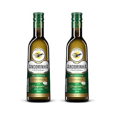 Imagem de Azeite Andorinha vidro, Extra virgem, 500ml - Kit 2 Unidades