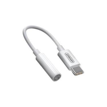 Imagem de Cabo Adaptador USC C X Fone Ouvido P2 Samsung, Branco - Joyroom