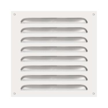 Imagem de PATIKIL Capa de ventilação de aço inoxidável de 20 x 20 cm, capa de ventilação de grade de ar HVAC, malha embutida para casa, cozinha, lareira, banheiro, parede, teto, prata