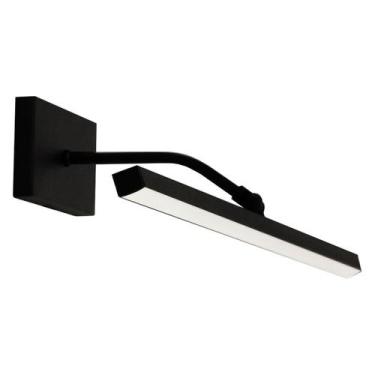 Imagem de Luminária Arandela Quadro Espelho Led 3000K Preto 220V - Single Light,