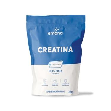 Imagem de Emana Creatina CREAVITALIS™ Monohidratada Micronizada 100% Pura Sem Sabor - 200g