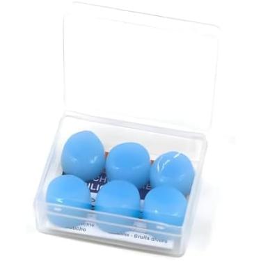 Imagem de 6 Tampão de ouvido Protetor Ouvido Impermeavel Adulto infantil maiores Natação Água praia mar estudo silicone