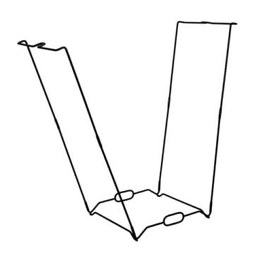 Imagem de FytStycale Suporte para Sacos de Lixo de Jardim, Suprimentos Decorativos, Suporte Prático para Sacos de Folhas Dobráveis, Ideal para Capinar Folhas